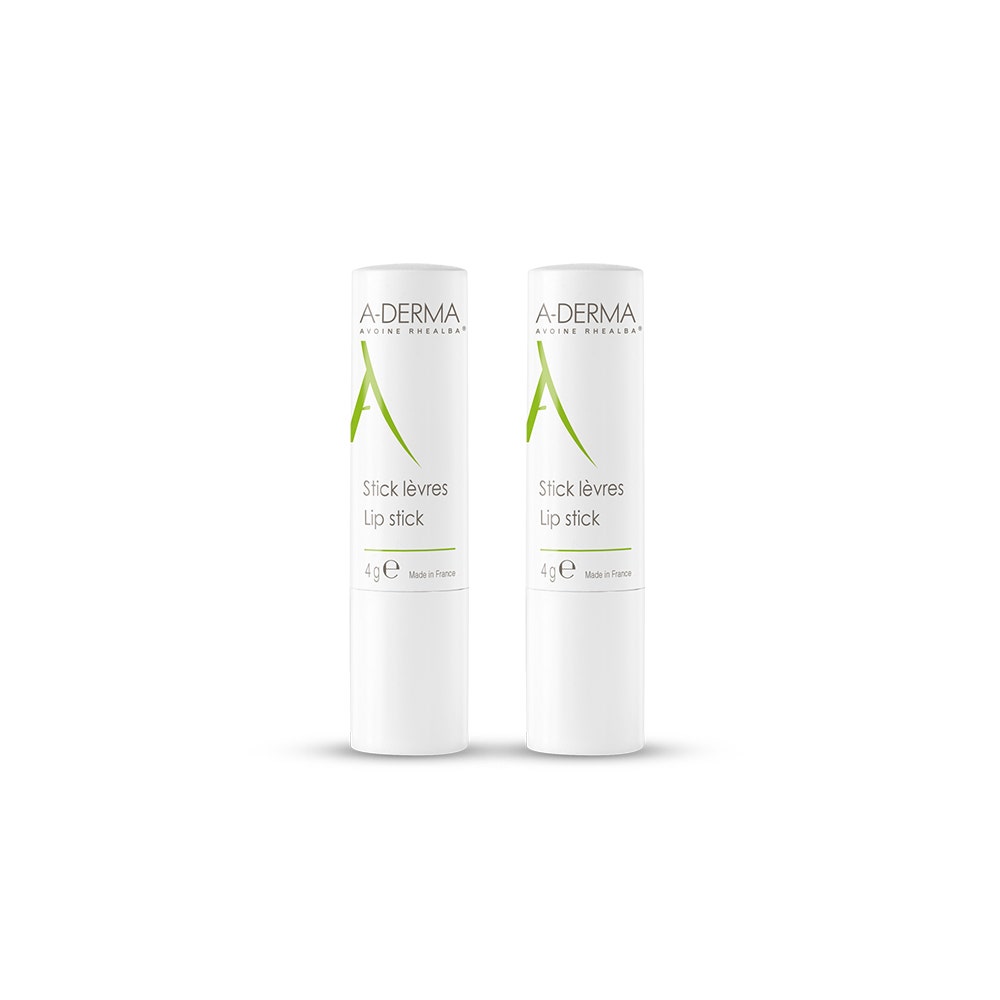 A-Derma Rhealba oats Lip Stick 2x4g