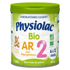 Physiolac Bio Ar 2 Formula Powder Milk 6 To12 Months 800g