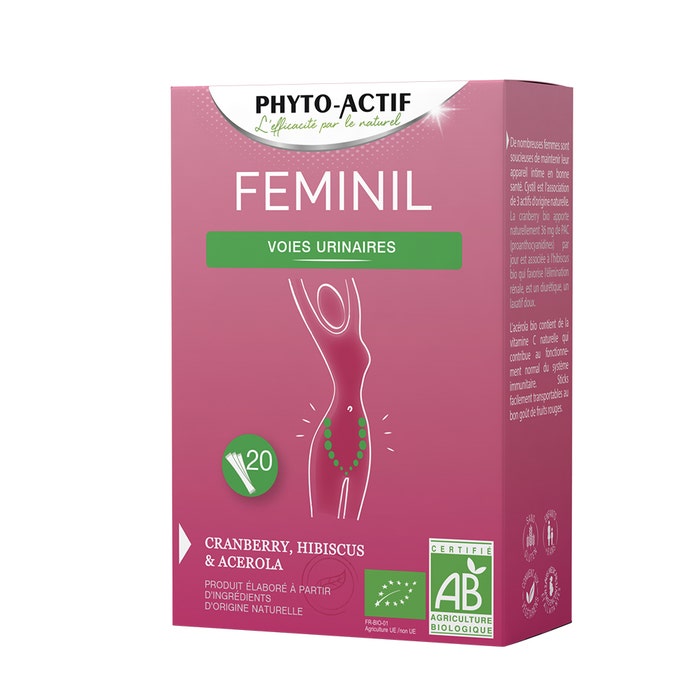 Phyto-Actif Feminil Feminine Urinary Comfort X 30 Tablets