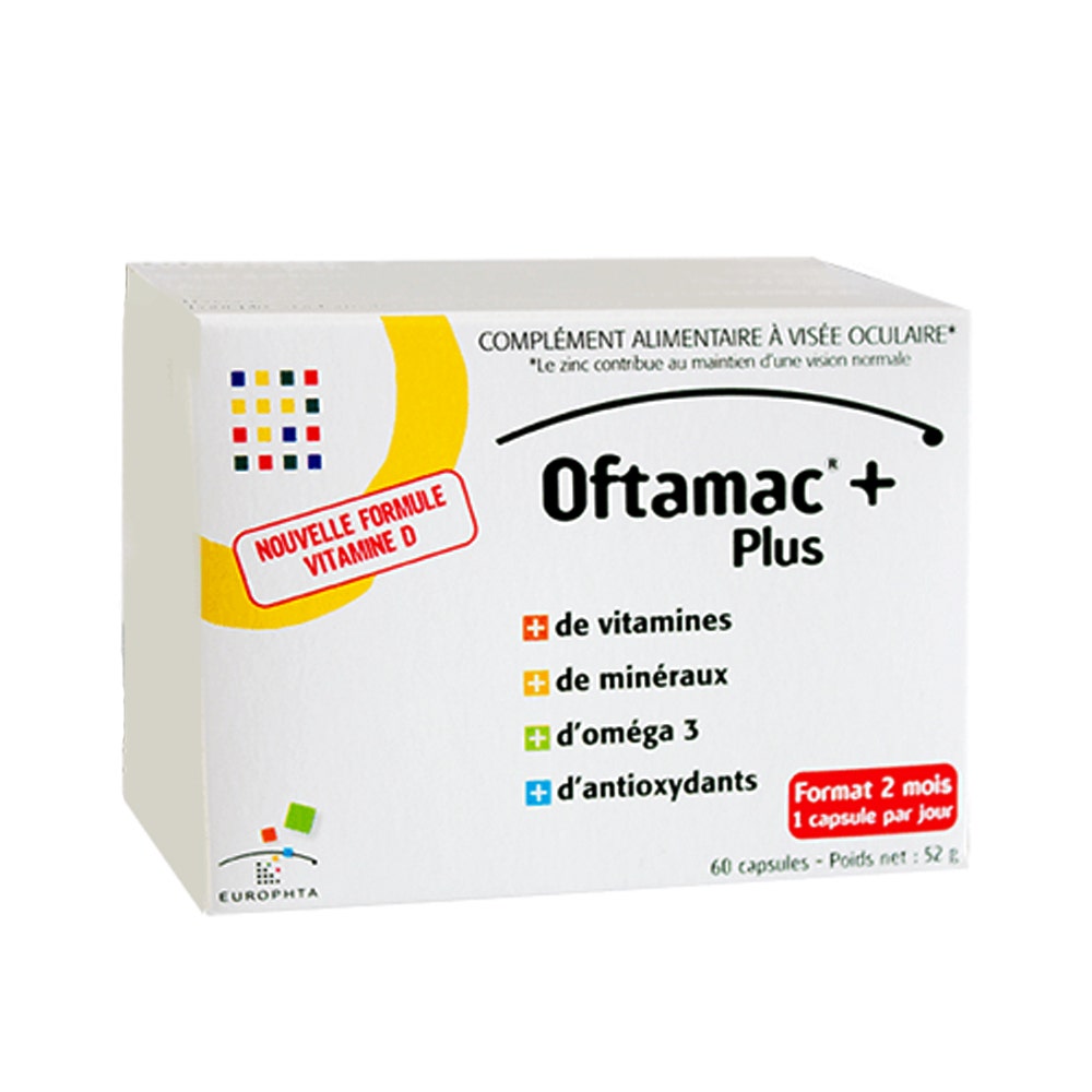 Europhta Oftamac+ With Zinc X 30 Capsules