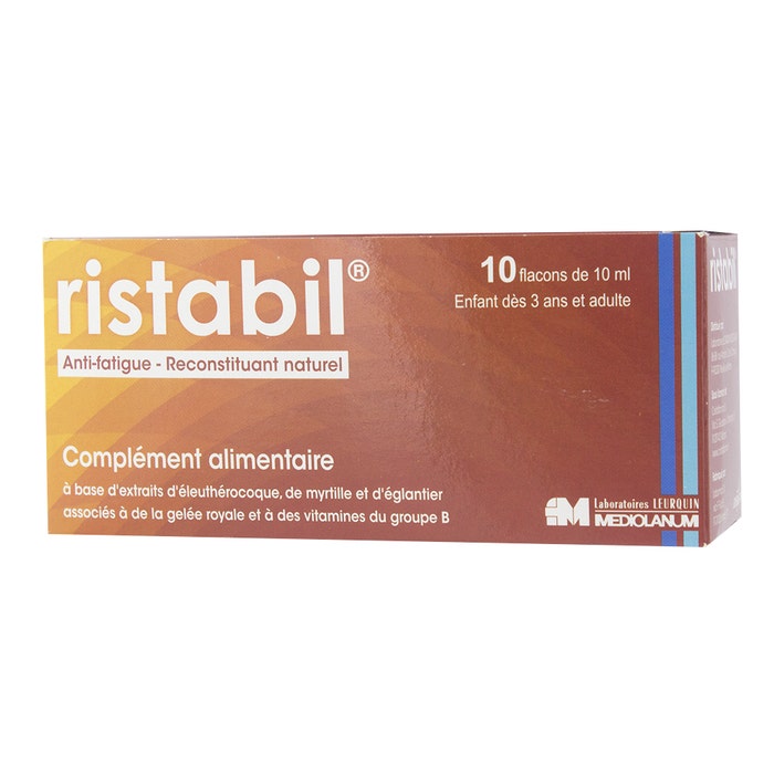 Idim Anti Fatigue Dietary Supplement 10 Phials Ristabil 10ml - Easypara