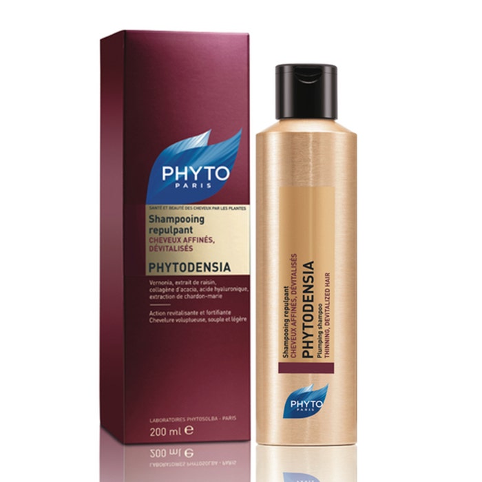 Plumping Shampoo Thinning Devitalised Hair 200 ml Phytodensia Phyto