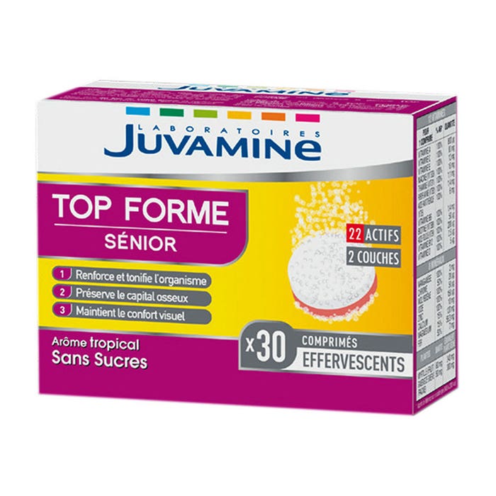 Juvamine Tonus 50+ Bi-layered Effervescent 30 Tablets