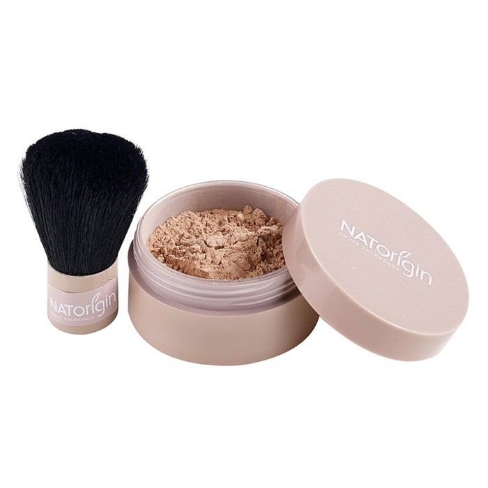 Powder Foundation for Sensitive Skin + Kabouki 5g Natorigin