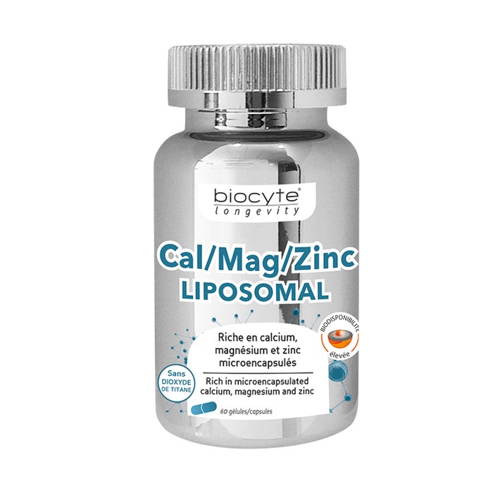 Biocyte Cal/mag/zinc Liposomal X 60 Capsules