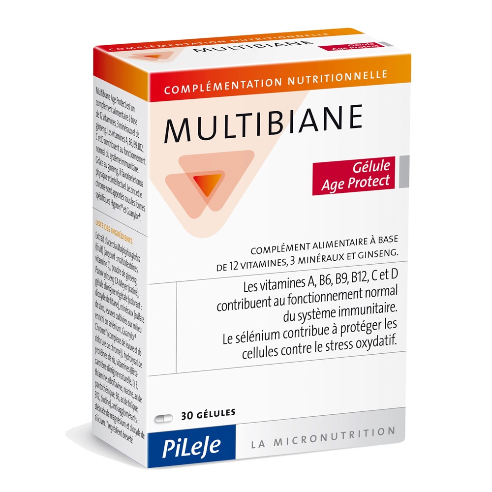 Pileje Multibiane Multibiane Age Protect X 30 Capsules 30 gélules