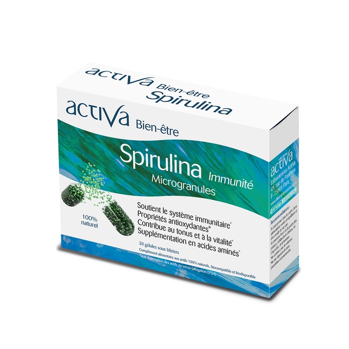 Bien Etre Spirulina X 30 Capsules Activa