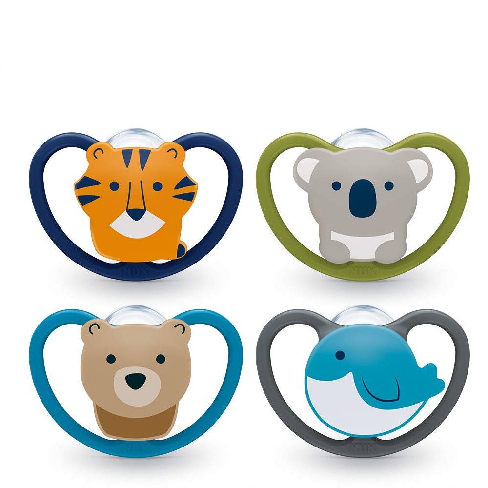 Nuk Space Physiological silicone soothers 18 to 36 months x2