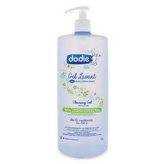 Dodie 3 In 1 Cleansing Gel Face Body And Hair From Birth 1l