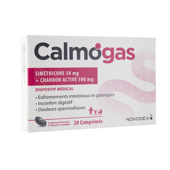 Calmogas 20 Tablets Novodex