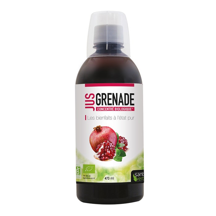 Sante Verte Wild Pomegranate Juice 100% Pure Concentrate 473ml