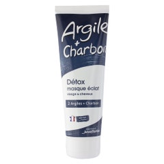 Argile Detox Charcoal And Clay Mask Face And Hair 300g