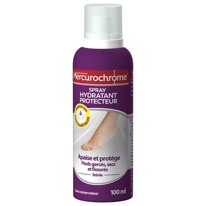 Spray Moisturising Spray For Dry And Damaged Feet 100 ml Mercurochrome