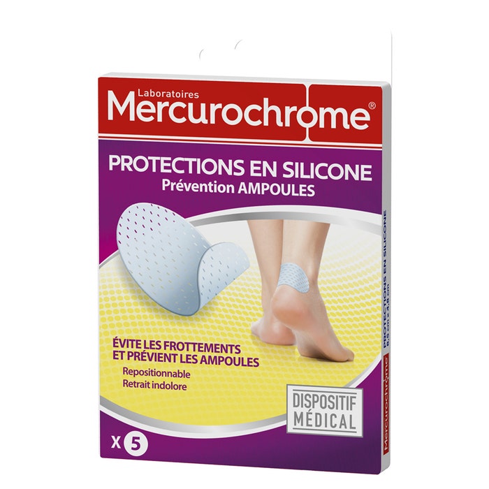 Silicone Anti Blister Protection X5 Mercurochrome