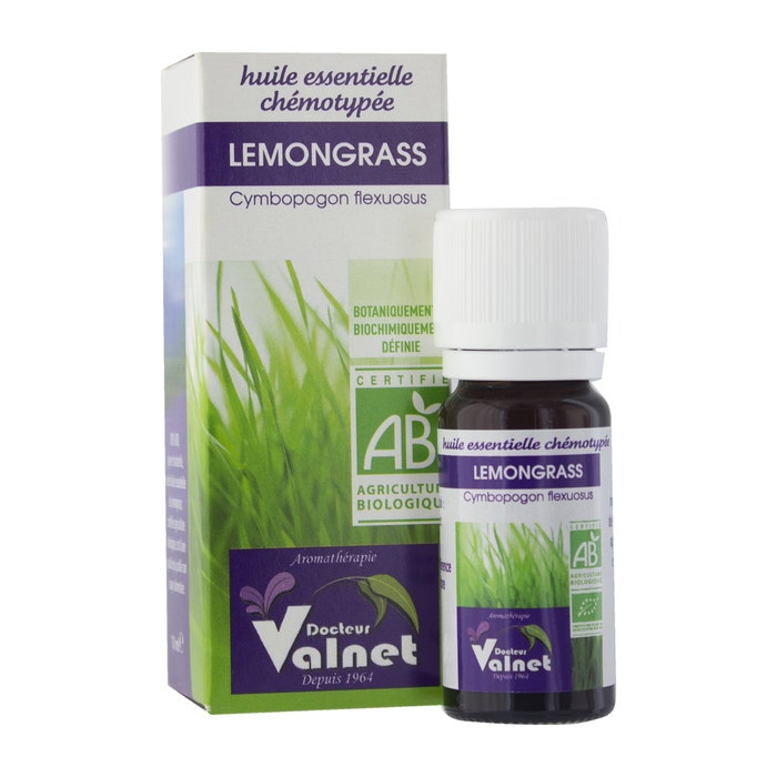Lemongrass Organic Essential Oil 10ml Dr. Valnet