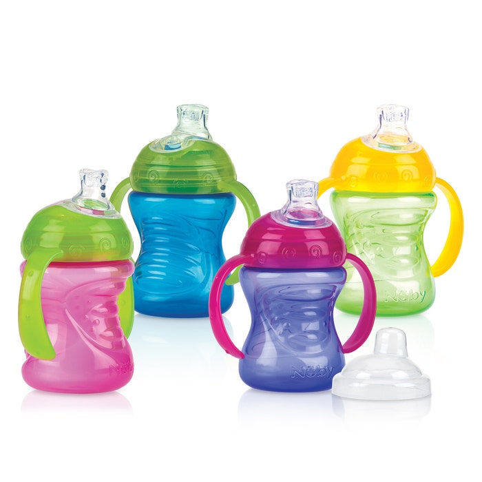 Anti-drop Cup From 6 Months Swirl Collection 240 ml Nuby