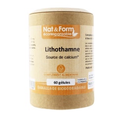 Nat&Form Lithothamnium Algae 60 Capsules Sustainable Nat&form