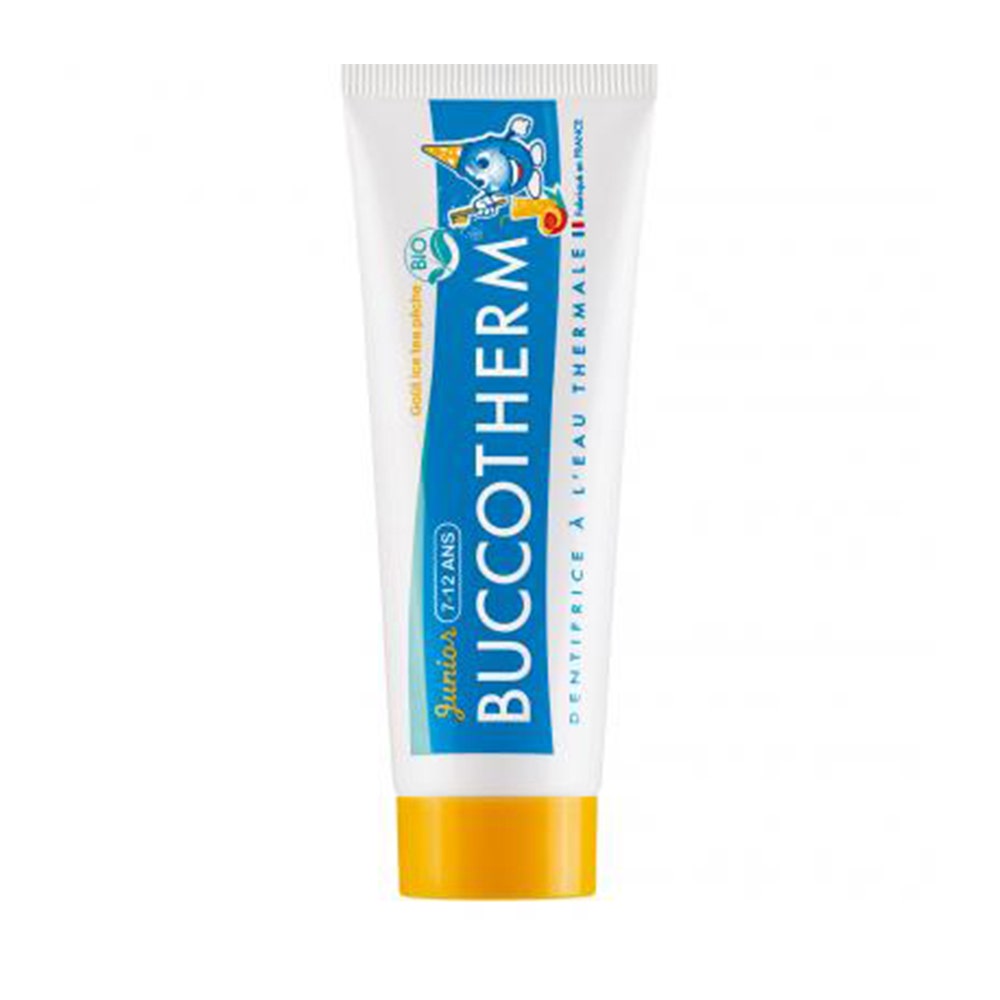 Buccotherm Gel Toothpaste Ice Tea Peche Bio Juniors 7-12 50 ml