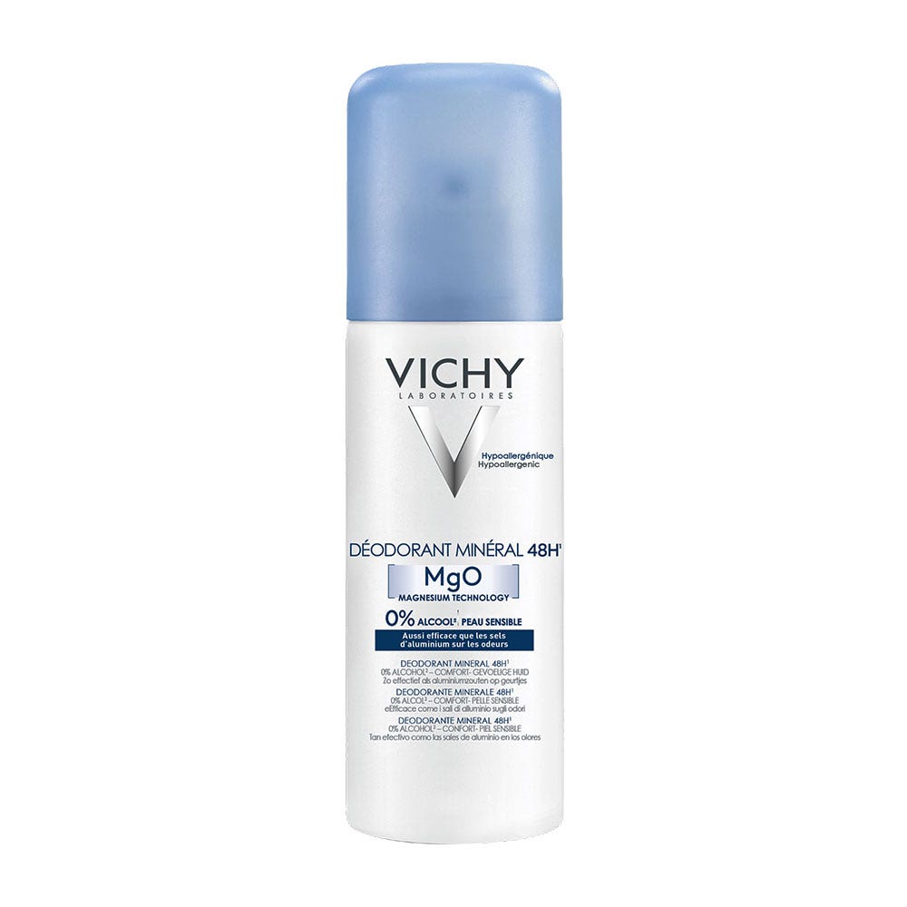 Vichy Deodorants 48h Mineral Spray Sensitive Skin 125ml