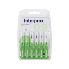 Interprox 0.9mm Micro interdental brushes X6