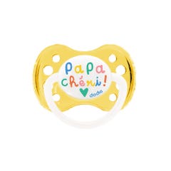 Dodie Anatomical Silicone Pacifier With Ring Unicolour From 6 Months