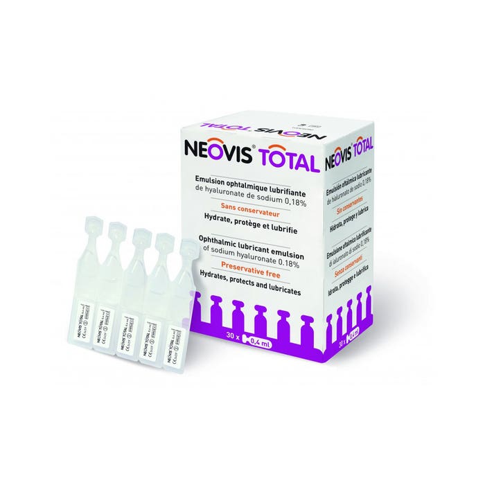 Neovis Total Ophthalmic Lubricant Emulsion 30x0.4ml Neovis
