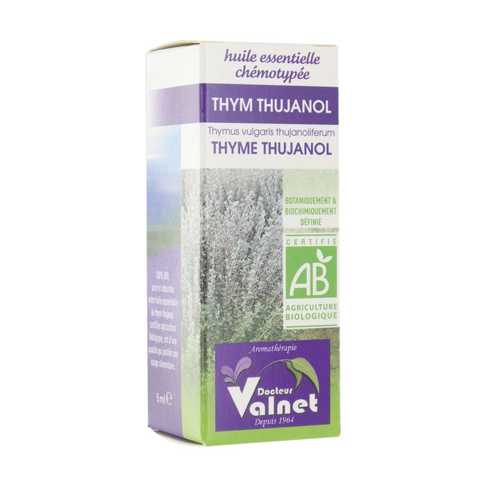 Organic Thyme Thujanol Essential Oil Dr Valnet 5ml Dr. Valnet