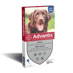 Advantix Advantix Big Dogs 25- 6 Pipettes / 40kg