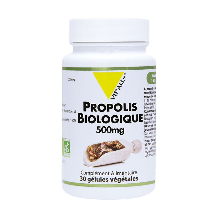 Vit'All+ Propolis Purifiee Bio 500mg 30 capsules
