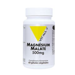 Vit'All+ Magnesium Malate 500mg 60 capsules