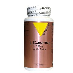 Vit'All+ L-carnitine Amino Acid 250mg 50 capsules