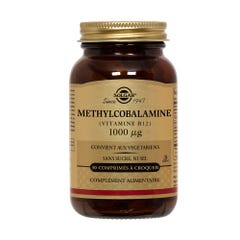 Solgar Methylcobalamin (Vitamin B12) Vitalité Cardiovasculaire 30 tablets