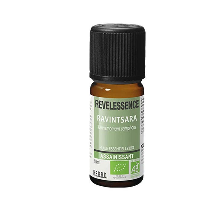 Organic Ravintsara Essential Oil 10ml Revel'Essence Florame