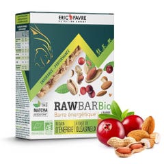 Eric Favre Raw Bar Bioes Cranberry Almond Peanut 6 bars of 30g