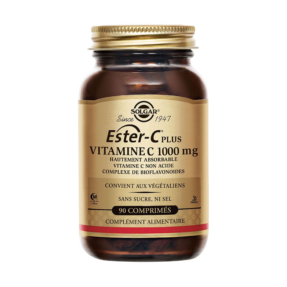 Solgar Ester-C® Plus 1000 mg 1000mg 90 Comprimés