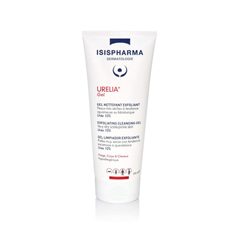 Isispharma Urelia Exfoliating Cleansing Gel For Very Dry Skin With Atopic Tendencies 200ml