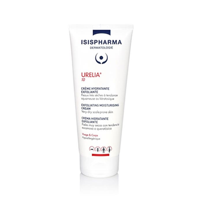 Hydrating Exfoliating Cream 10 Very Dry to Atopy-Prone Skin 150ml Urelia Isispharma