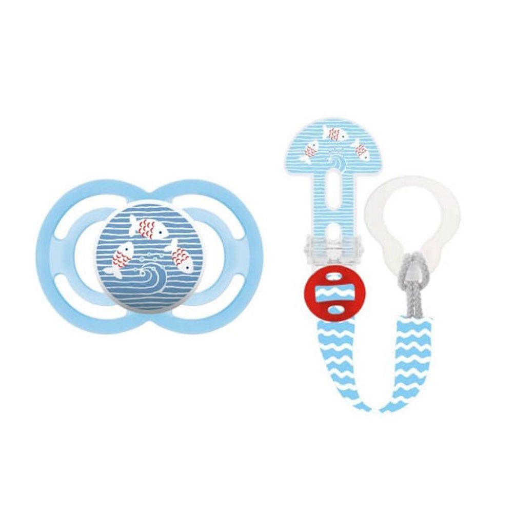 Mam Kit Pacifier + Clip Perfect From 18 Months 18 Mois et Plus - Easypara