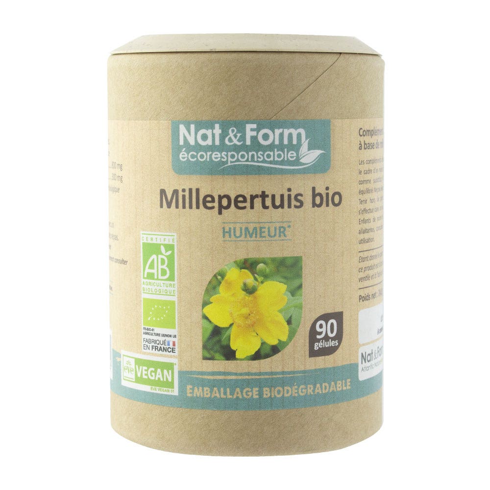 Nat&Form St John's Wort Organic 90 Gelules Nat&amp;Form