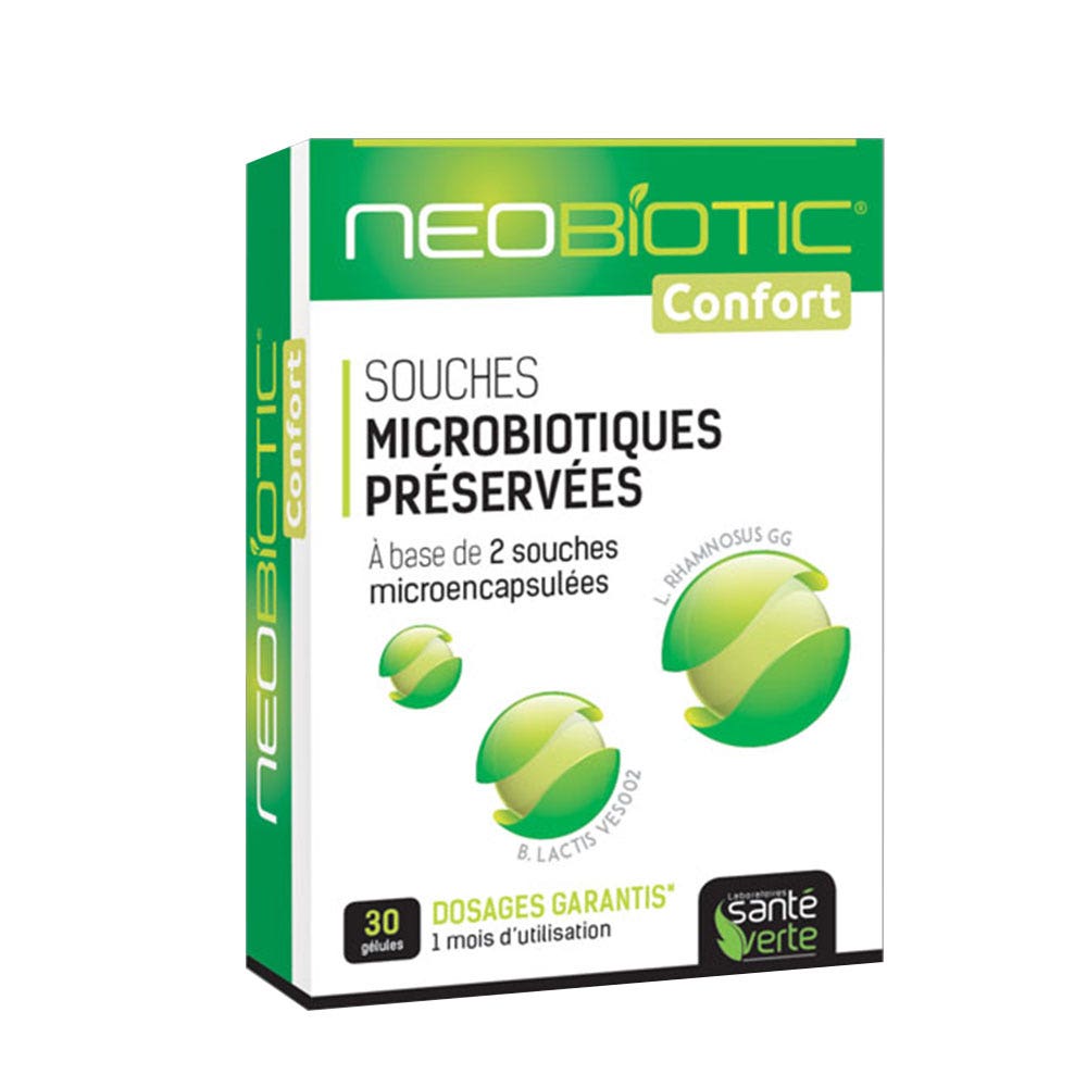 Sante Verte Neobiotic Microbiotic Strains 30 Capsules