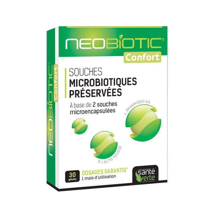 Neobiotic Microbiotic Strains 30 Capsules Sante Verte