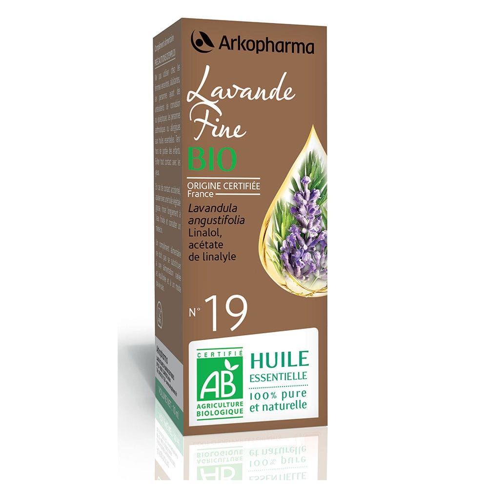 Arkopharma Olfae Organic Fine Lavender Essential Oil N°19 (Lavandula Angustifolia) 10 ml