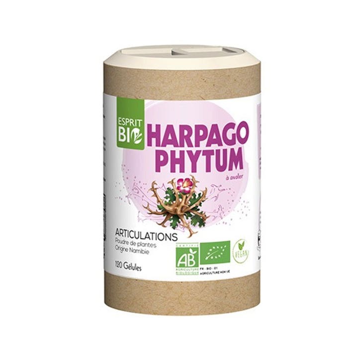 Organic Harpagophytum Joint Comfort x 120 capsules Esprit Bio