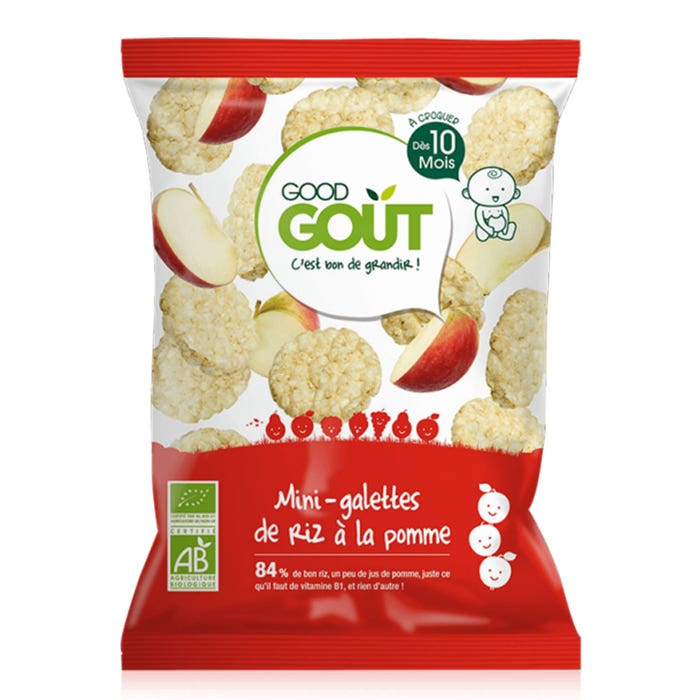 Good Gout Organic Mini Rice Biscuits From 10 Months Dès 10 Mois 40g