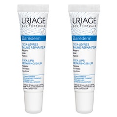 Uriage Bariéderm-Cica -lips Repairing Balm15ml 2x15ml