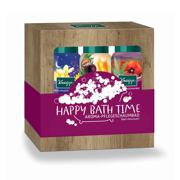 Foaming Bath Giftbox Happy Bath Time 3x100ml Kneipp