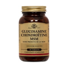 Solgar Glucosamine Chondroitin Msm 60 Tablets 60 comprimés