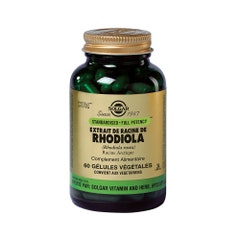 Solgar Rhodiola Root Extract Vitalité, Energie Sommeil, Fatigue 60 Plant Capsules