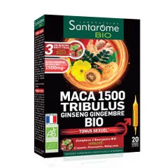 Santarome Organic Moringa Maca X 20 ampoules 20 Ampoules x 10ml