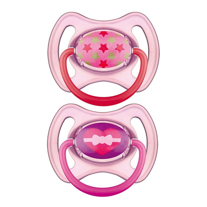 Mam Anatomical Soothers with Silicone Ring 18 Months and Plus X2